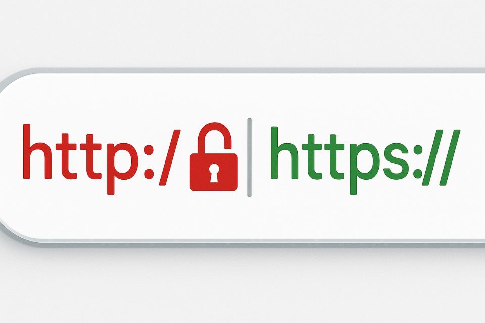 No HTTPS Security