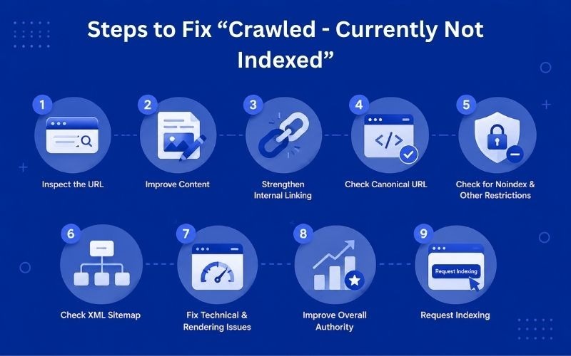 Fix 'Crawled - Currently Not Indexed' in Google Search Console